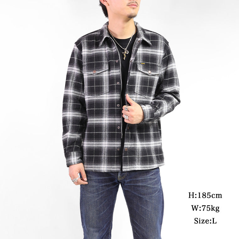 ウルトラヘビーライダースフランネルオンブレーチェック