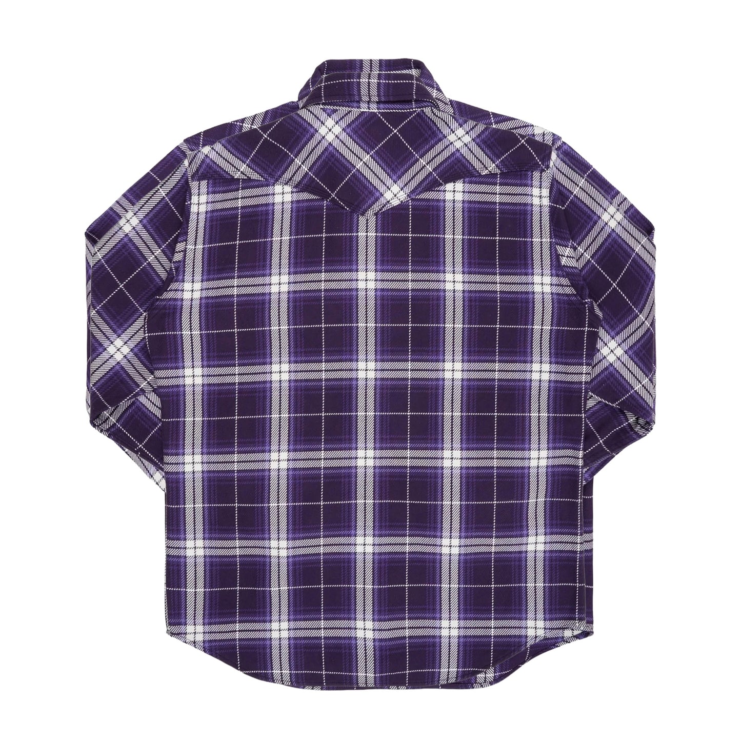 【IHSH-439】春ネルウエスタンシャツ／パープル