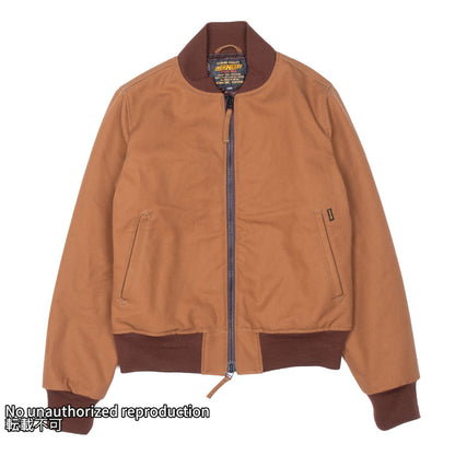 L-2Bタイプコットンダックジャケット／ブラウン