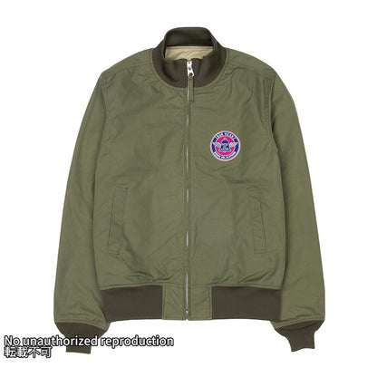 リバーシブルタンカースジャケット／オリーブ