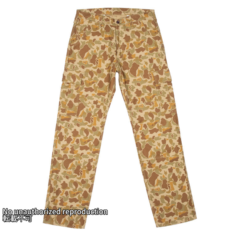 カモフラージュ柄カーゴパンツ／ダックハンター